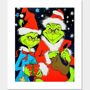 Grinchy Christmas Posters and Art